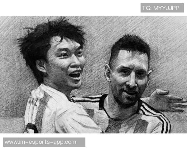 梅西经典瞬间素描呈现足球传奇之辉煌与艺术之融合